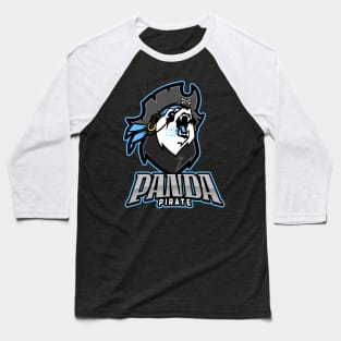 Panda Pirate Baseball T-Shirt